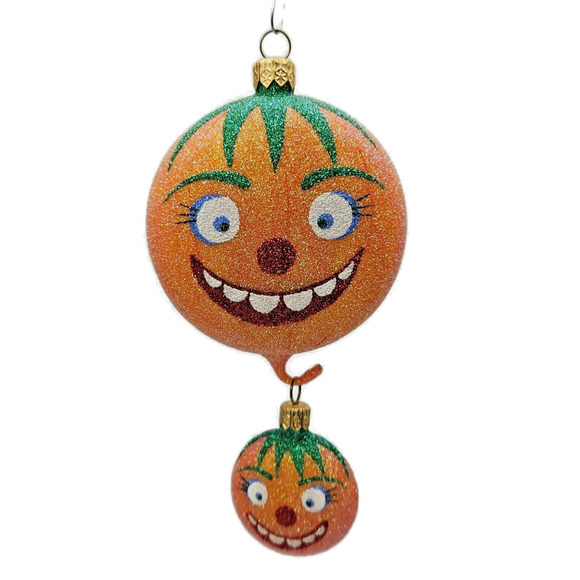 Patricia Breen Zany Gourd Duo Orange Halloween Christmas Holiday Tree Ornament - Picture 1 of 8